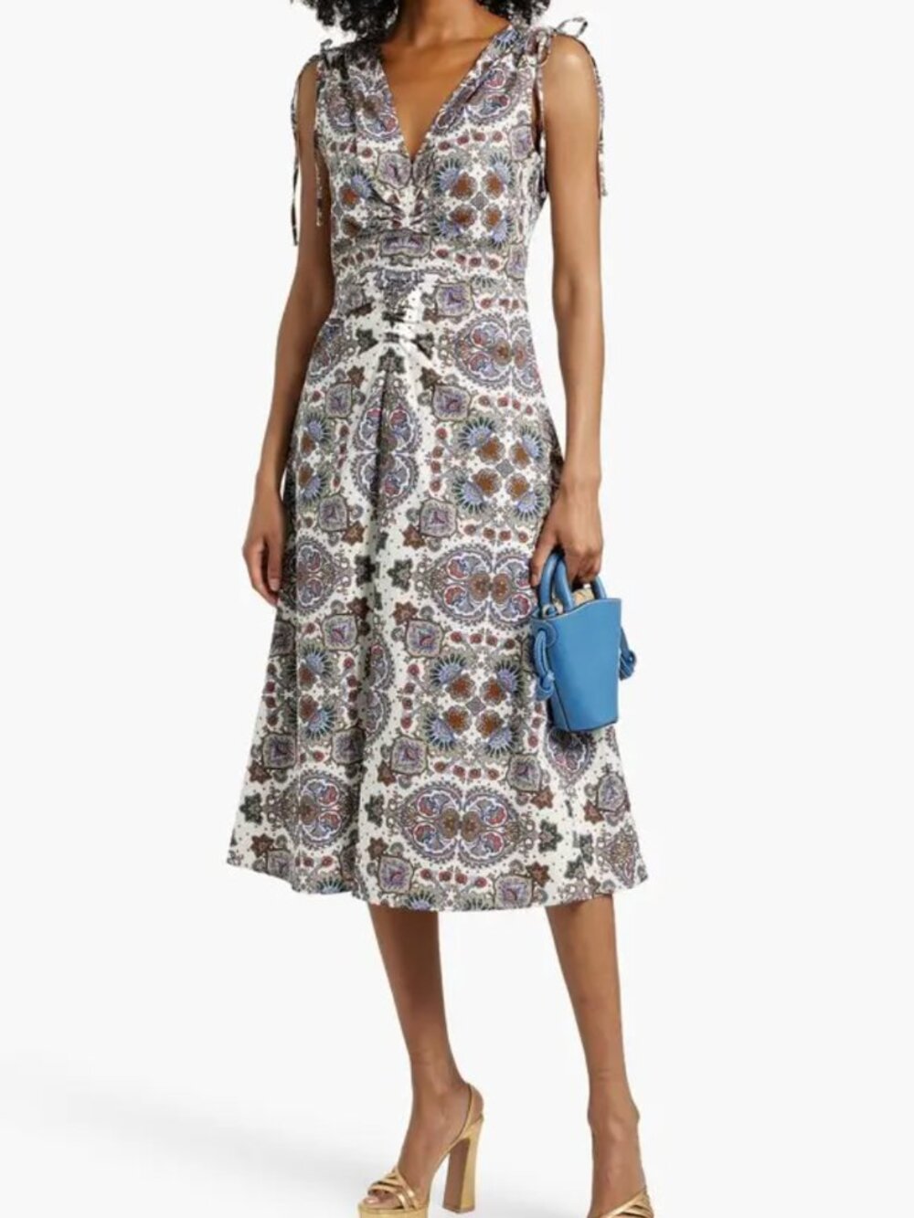 Veronica Beard Zia Paisley Midi Dress